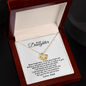 To My Daughter | Never Forget I Love You | Love Dad | Love Knot Necklace