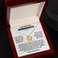 To My Beautiful Granddaughter | Love, Grandpa | Love knot necklace
