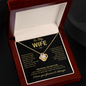 To My Wife | I Am Not Perfect, I Make You Mad | Love Necklace
