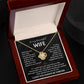 To My Beautiful Wife | Meeting You was Fate | Love Knot Necklace
