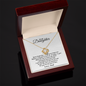 To My Daughter | Never Forget I Love You | Love Dad | Love Knot Necklace