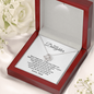 To My Daughter | Never Forget I Love You | Love Dad | Love Knot Necklace