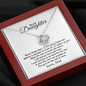 To My Daughter | Never Forget I Love You | Love Dad | Love Knot Necklace