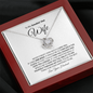 To My Smokin' Hot Wife | Love Knot Necklace | Wte