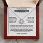To My Beautiful Granddaughter | Love, Grandpa | Love knot necklace