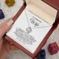 To My Smokin' Hot Wife | Love Knot Necklace | Wte