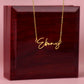Life Doesnt Come With A Manual, It Comes With A- Name Necklace