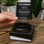To My Grandson | Life Isn't Waiting For Storm To Pass | love you Forever Men's Bracelet