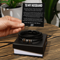 To My Husband | I love you forever & always | Leather Bracelet