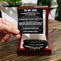 To My Son | Love you forever bracelet