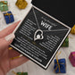 To My Beautiful Wife | Meeting You was Fate | Blk Forever Love Necklace