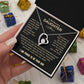 To My Beautiful Daughter | Proud to Be Your Dad | Blk Gld | Forever Love Necklace