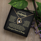 To My Beautiful Soulmate | Forever Love Necklace