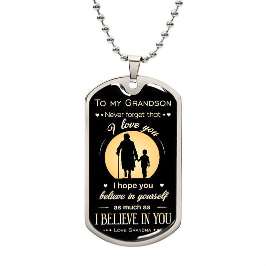 TO MY GRANDSON